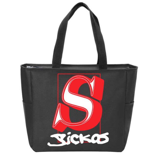 Sickos Store Sickos Serif Zip Tote Bag