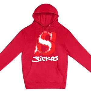 Sickos Store Sickos Serif Premium Pullover Hoodie