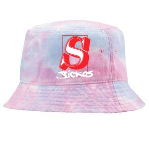 Sickos Store Sickos Serif Tie-Dyed Bucket Hat