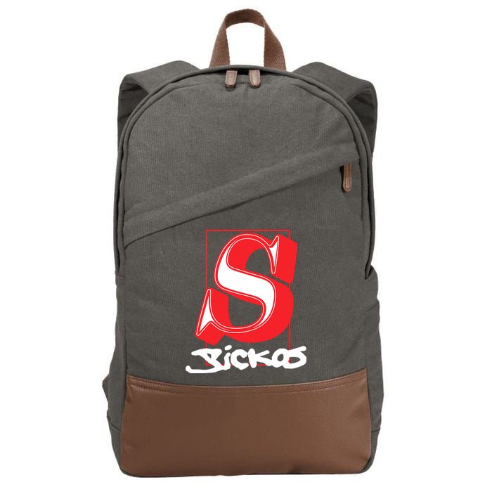 Sickos Store Sickos Serif Cotton Canvas Backpack
