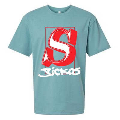 Sickos Store Sickos Serif Sueded Cloud Jersey T-Shirt