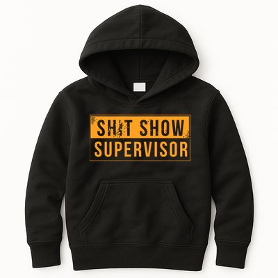 Shit Show Supervisor Kids Hoodie