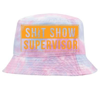 Shit Show Supervisor Tie-Dyed Bucket Hat