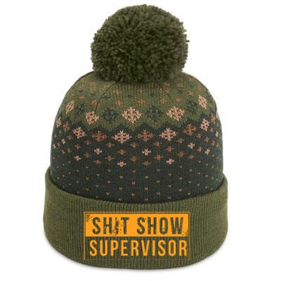 Shit Show Supervisor The Baniff Cuffed Pom Beanie