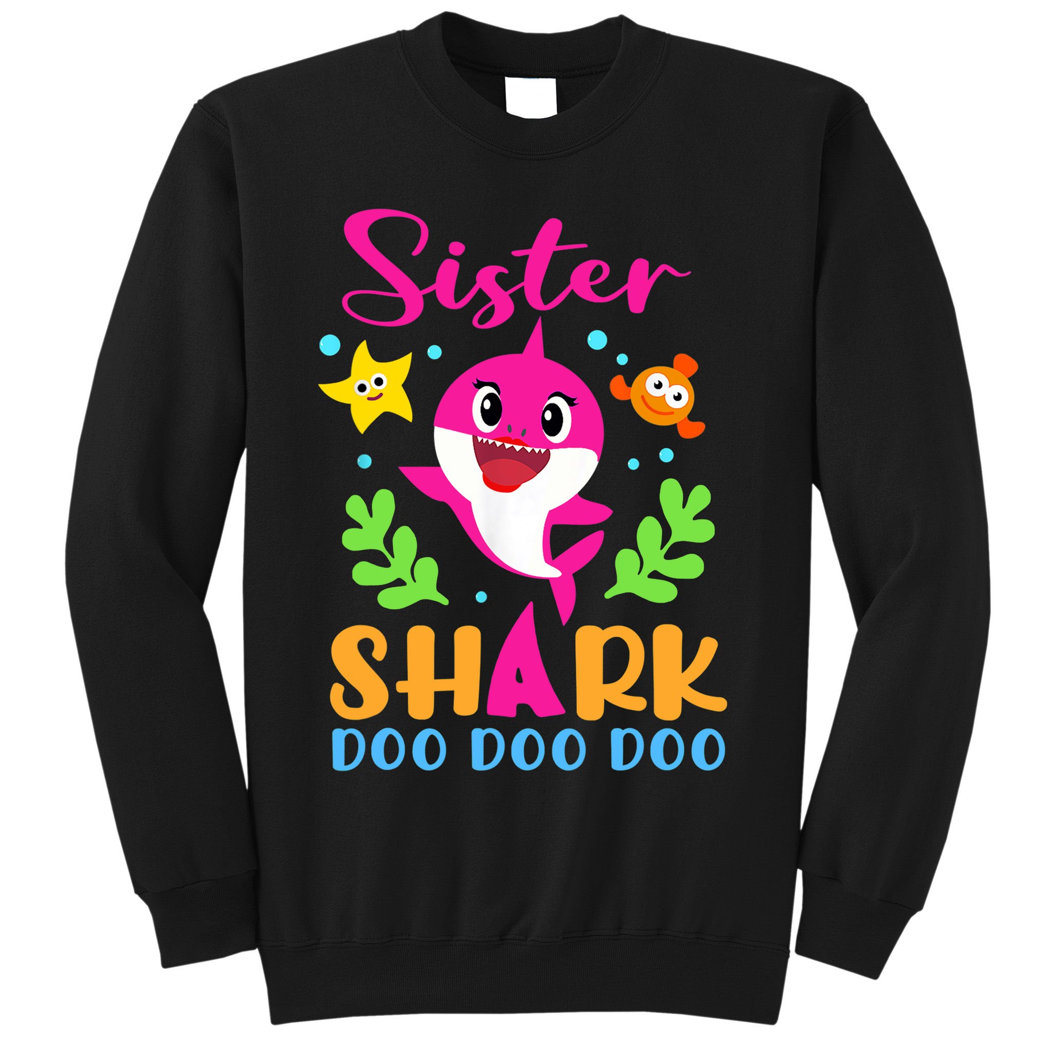Sister Shark Shirt Sister Shark Lover Family Mother's Day Sweatshirt