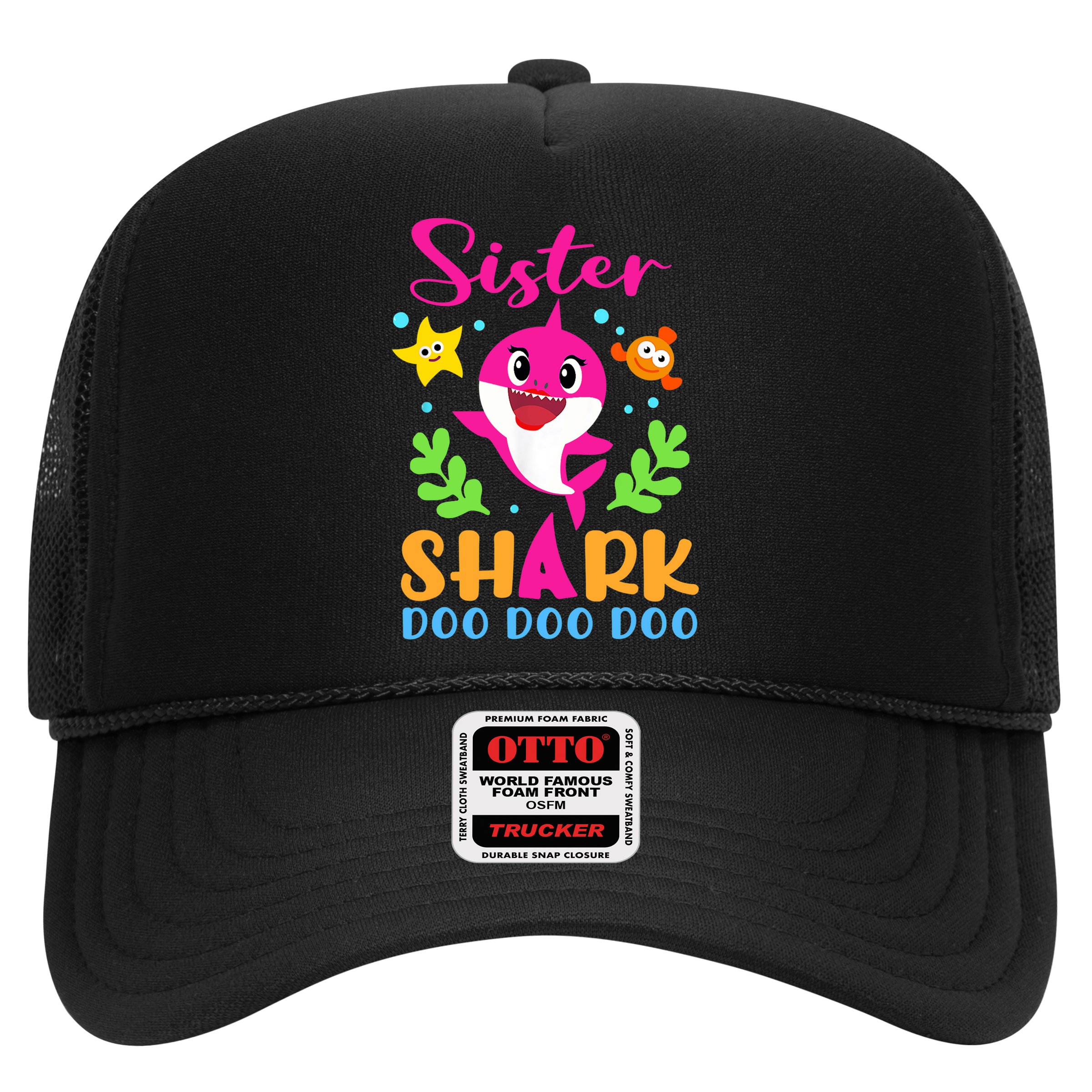 Sister Shark Shirt Sister Shark Lover Family Mother's Day Hat