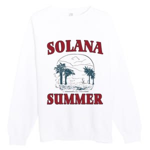 Solana Summer Premium Crewneck Sweatshirt