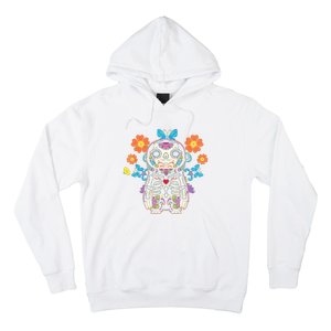 Sloth Sugar Skull Mexico Calavera Dia De Los Muertos Hoodie