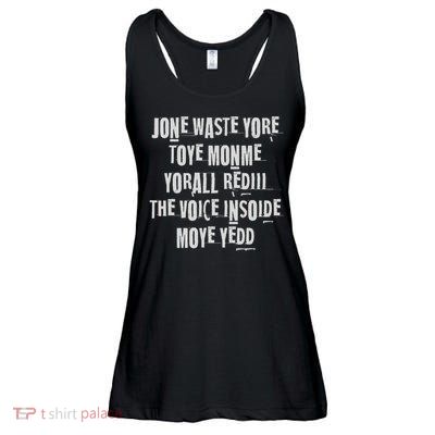 Skate Shoot Score Repeat Hockey Jersey Gift  Ladies Essential Flowy Tank