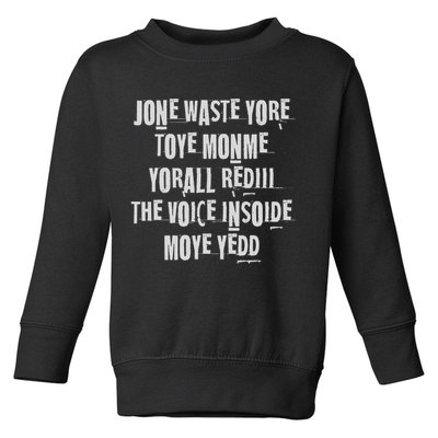 Skate Shoot Score Repeat Hockey Jersey Gift  Toddler Sweatshirt