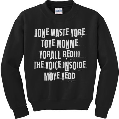 Skate Shoot Score Repeat Hockey Jersey Gift  Kids Sweatshirt