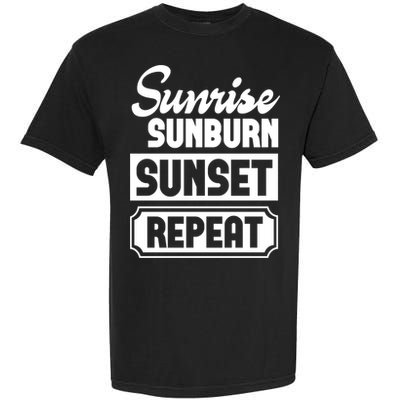 Sunrise Sunburn Sunset Repeat Funny Cute Gift Garment-Dyed Heavyweight T-Shirt