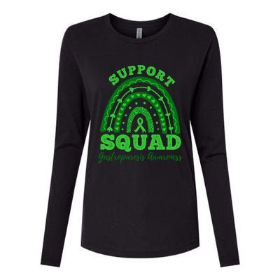 Support Squad Stomach Paralysis Gastroparesis Awareness Gift Womens Cotton Relaxed Long Sleeve T-Shirt