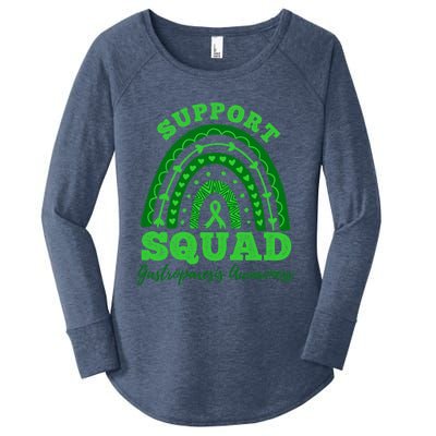 Support Squad Stomach Paralysis Gastroparesis Awareness Gift Women's Perfect Tri Tunic Long Sleeve Shirt