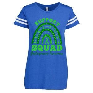 Support Squad Stomach Paralysis Gastroparesis Awareness Gift Enza Ladies Jersey Football T-Shirt