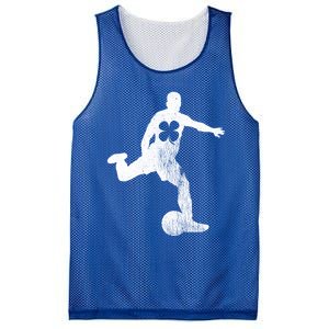 Soccer Shamrock St Patrick's Day Irish Saint Paddy's Gift Mesh Reversible Basketball Jersey Tank