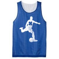 Soccer Shamrock St Patrick's Day Irish Saint Paddy's Gift Mesh Reversible Basketball Jersey Tank