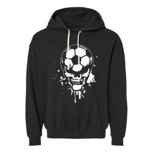 Soccer Skeleton Garment-Dyed Fleece Hoodie