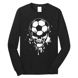 Soccer Skeleton Long Sleeve Shirt