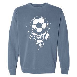 Soccer Skeleton Garment-Dyed Sweatshirt