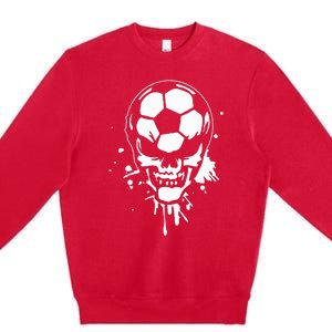 Soccer Skeleton Premium Crewneck Sweatshirt