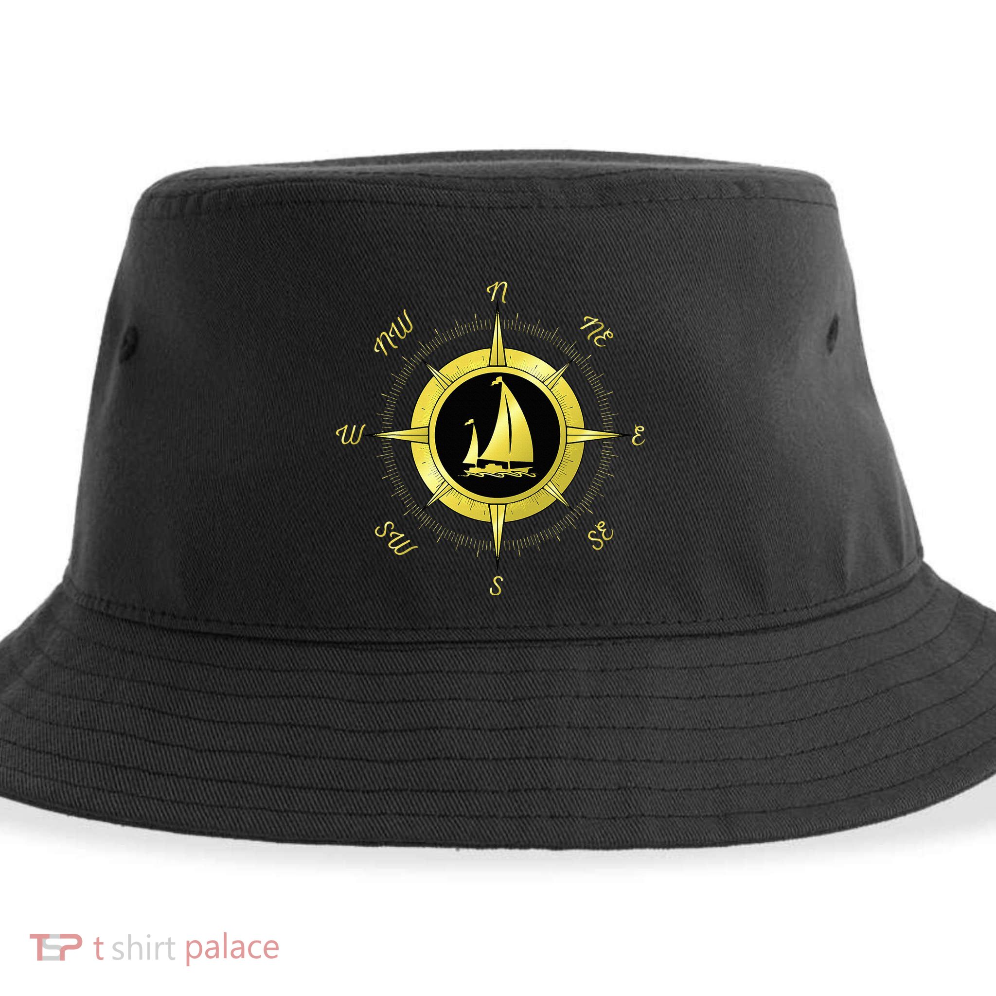 Sailing Ship Sailor Sailboat Sail Windsurfer Craft Wingsail Sustainable Bucket Hat
