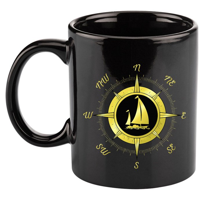 Sailing Ship Sailor Sailboat Sail Windsurfer Craft Wingsail 11oz C Handle Ceramic Mug