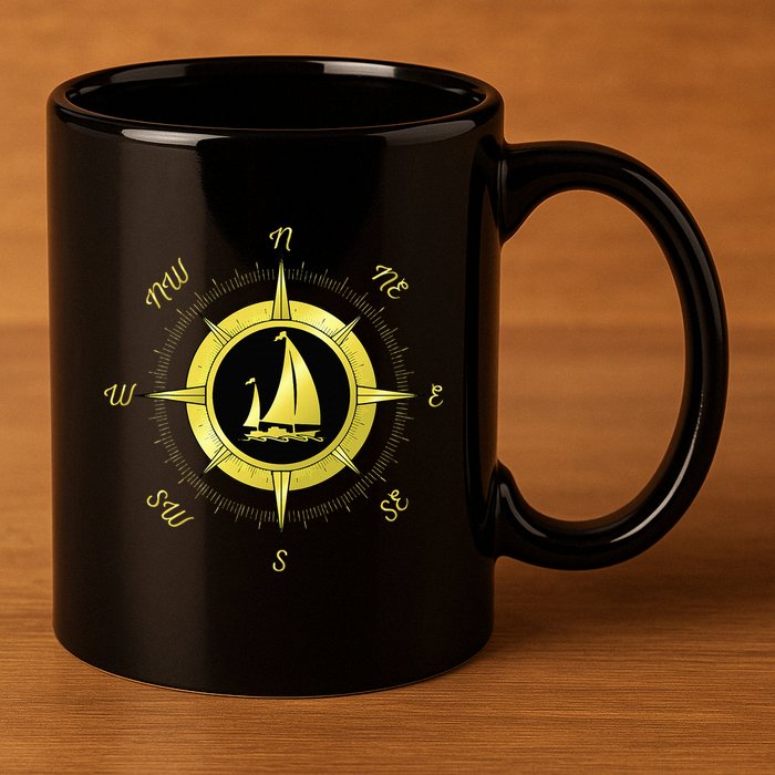 Sailing Ship Sailor Sailboat Sail Windsurfer Craft Wingsail 11oz C Handle Ceramic Mug