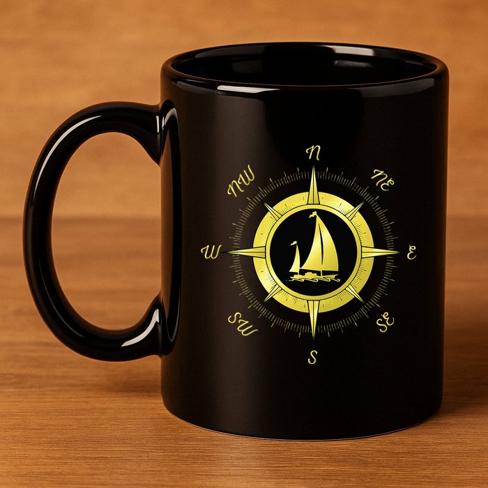 Sailing Ship Sailor Sailboat Sail Windsurfer Craft Wingsail 11oz C Handle Ceramic Mug