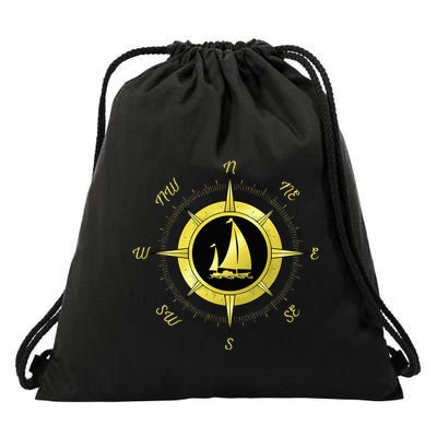 Sailing Ship Sailor Sailboat Sail Windsurfer Craft Wingsail Drawstring Bag