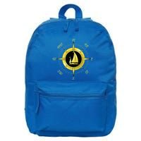 Sailing Ship Sailor Sailboat Sail Windsurfer Craft Wingsail 16 in Basic Backpack