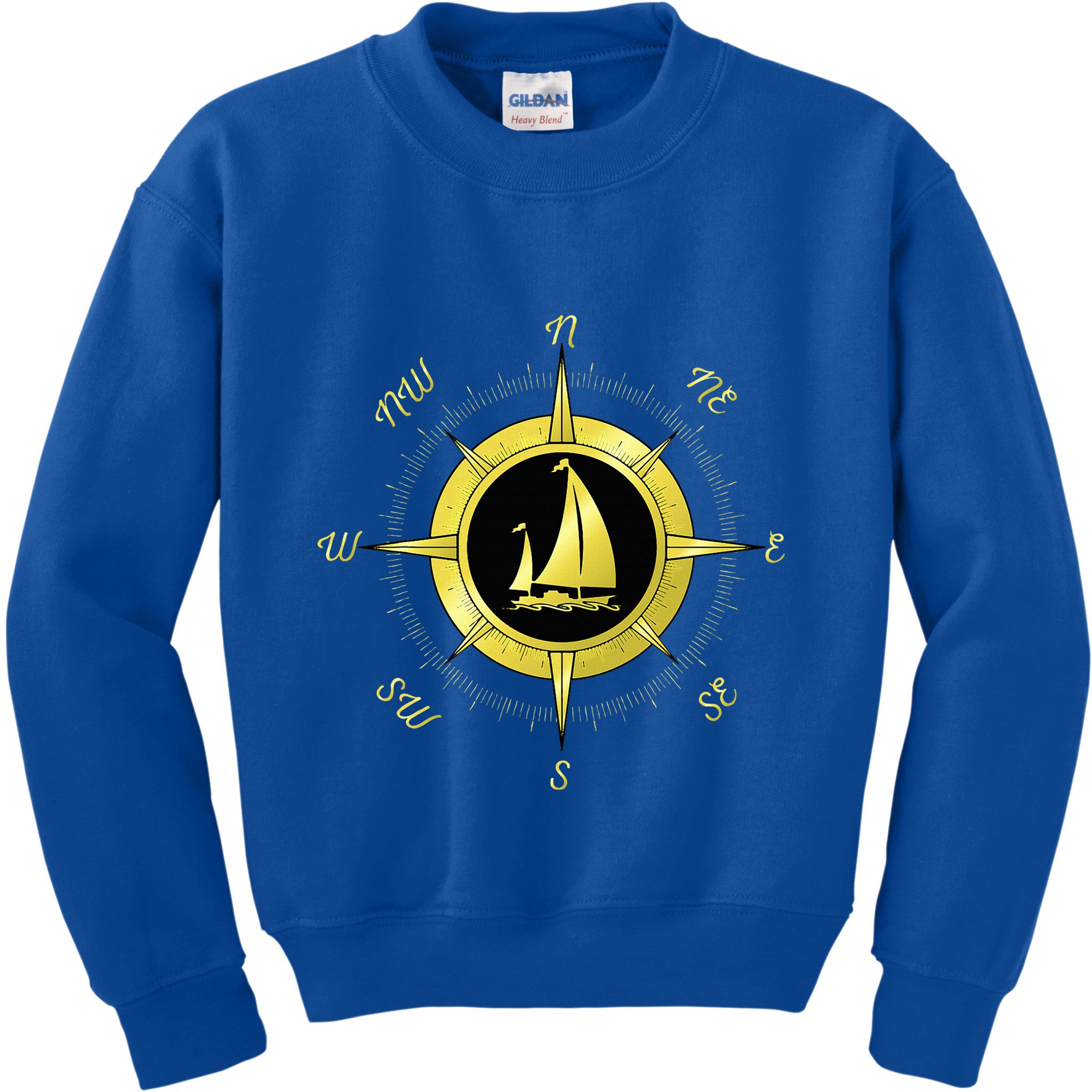 Sailing Ship Sailor Sailboat Sail Windsurfer Craft Wingsail Kids Sweatshirt