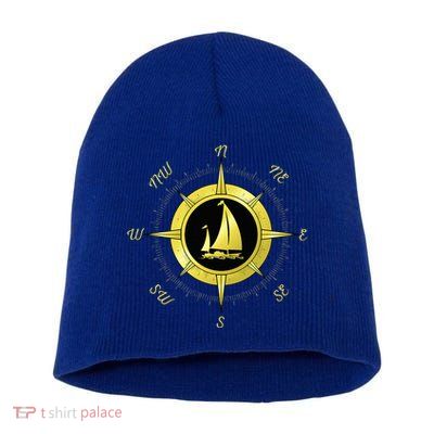 Sailing Ship Sailor Sailboat Sail Windsurfer Craft Wingsail Short Acrylic Beanie
