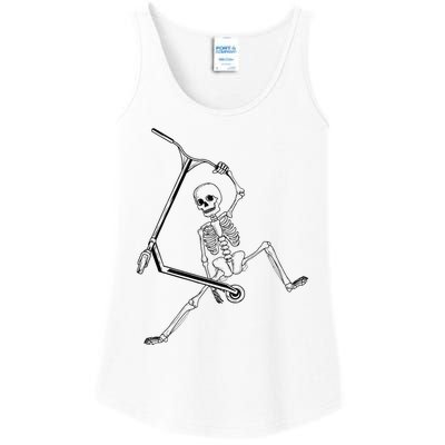 Stunt Scooter Skeleton Scooter Ladies Essential Tank