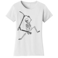 Stunt Scooter Skeleton Scooter Women's T-Shirt