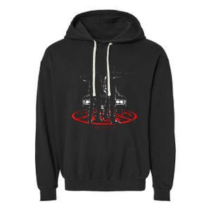 Supernatural Silhouettes Garment-Dyed Fleece Hoodie