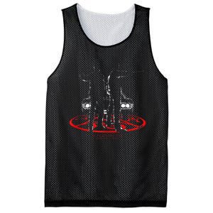 Supernatural Silhouettes Mesh Reversible Basketball Jersey Tank