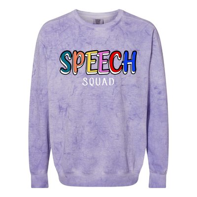 Speech Squad Colorblast Crewneck Sweatshirt