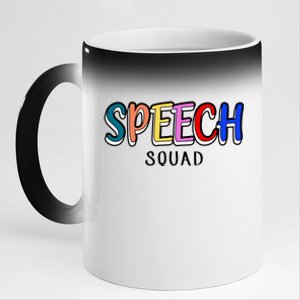 Speech Squad 11oz Black Color Changing Mug