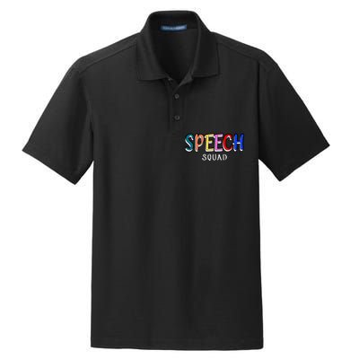 Speech Squad Dry Zone Grid Polo