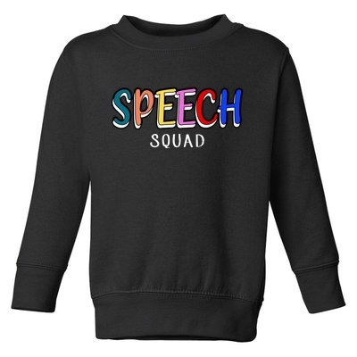 Speech Squad Toddler Sweatshirt