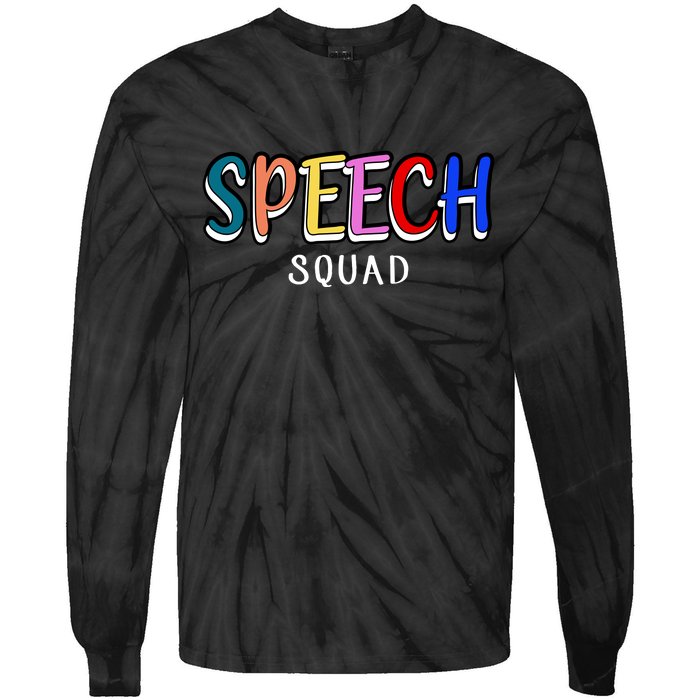 Speech Squad Tie-Dye Long Sleeve Shirt