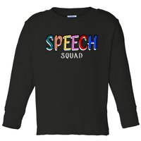 Speech Squad Toddler Long Sleeve Shirt