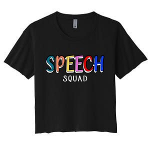 Speech Squad Women's Crop Top Tee