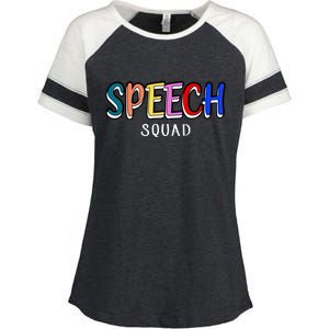 Speech Squad Enza Ladies Jersey Colorblock Tee