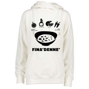 Spicy Soy Sauce Condiment Recipe Womens Funnel Neck Pullover Hood