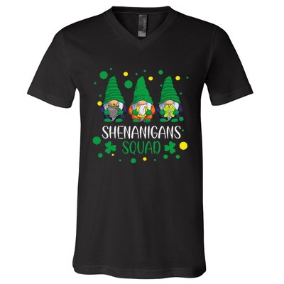 Shenanigans Squad St Patricks Day Saint Pattys V-Neck T-Shirt