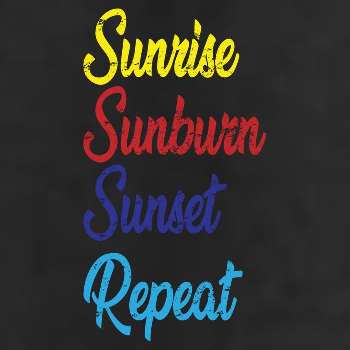 Sunrise Sunburn Sunset Repeat 11oz C Handle Ceramic Mug
