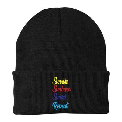 Sunrise Sunburn Sunset Repeat Beanie