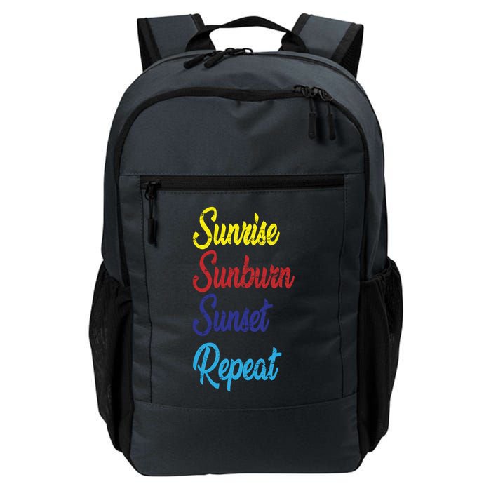 Sunrise Sunburn Sunset Repeat Backpack